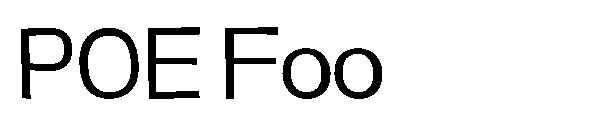 POE Foo字体