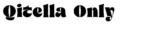 Qitella Only字体