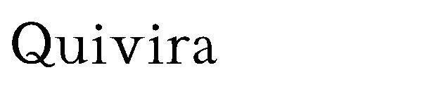 Quivira字体