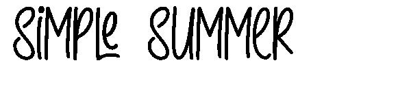 Simple Summer字体
