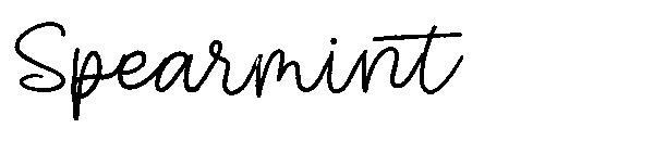 Spearmint字体