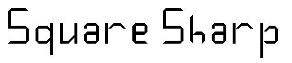 Square Sharp字体