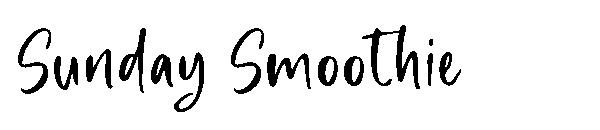Sunday Smoothie字体