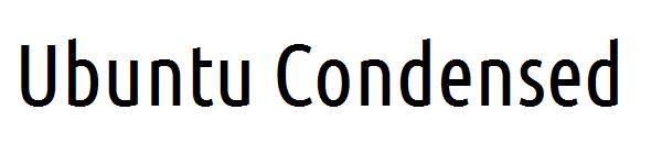 Ubuntu Condensed字体