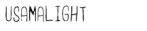 UsamaLight字体