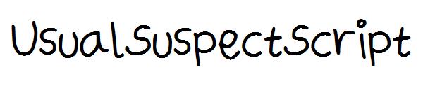 UsualSuspectScript字体