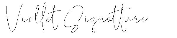 Viollet Signatture字体
