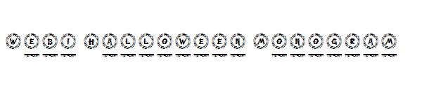 Webi Halloween Monogram字体