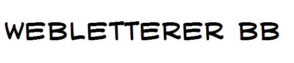 WebLetterer BB字体