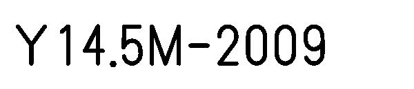 Y14.5M-2009字体