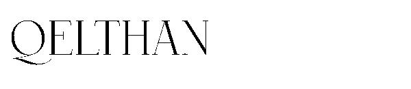 Qelthan字体