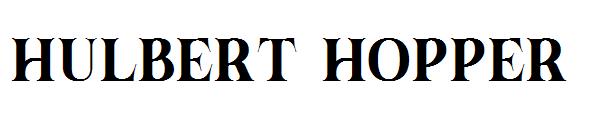 Hulbert hopper字体