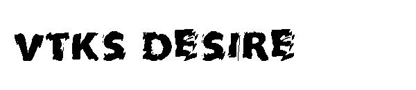 Vtks desire字体
