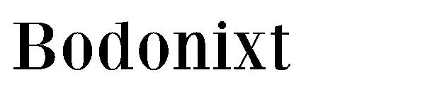 Bodonixt字体