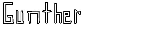 Gunther字体