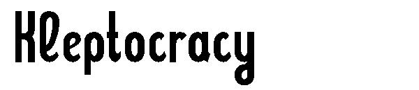 Kleptocracy字体
