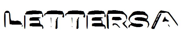 LetterSA字体
