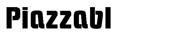 Piazzabl字体