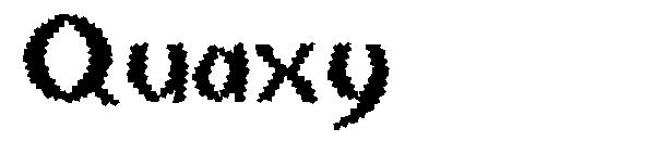 Quaxy字体