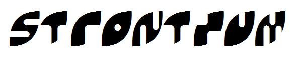 Strontium字体