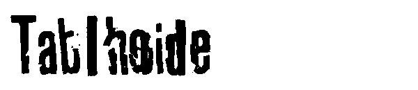 Tablhoide字体