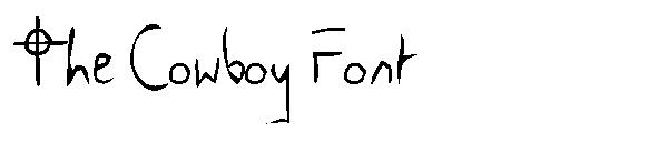 The Cowboy Font字体