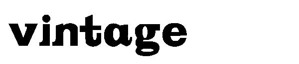 vintage字体