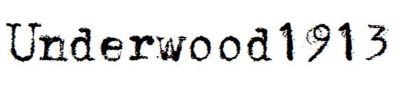 Underwood1913字体