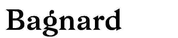 Bagnard字体