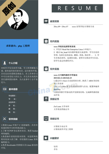 java简历模板范文