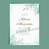 小清新文艺婚礼邀请函