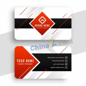 时尚商务名片模板设计