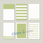 绿色小清新信纸模板设计