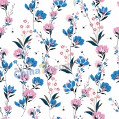素色花纹矢量背景图