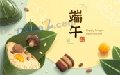 端午节矢量海报模板设计