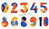 抽象几何拼贴数字合集矢量素材