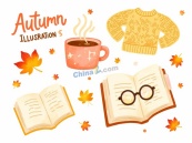 秋季元素插图合集矢量素材