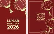 2026马年元宵节海报矢量模板
