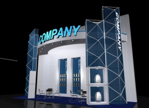 企业展厅3D模型设计