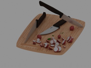厨房砧板3D模型设计