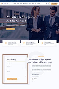法律事务咨询网站HTML5模板