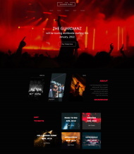 响应式演唱会音乐会票务网站模板