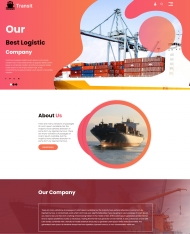 船运海运货运公司网站模板