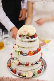 婚礼水果蛋糕图片