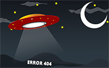 UFO适合404页面的jQuery特效