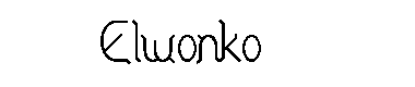 Elwonko字体