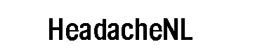 HeadacheNL字体