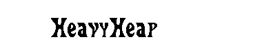 HeavyHeap字体