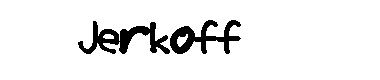 Jerkoff字体