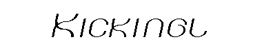 Kickingl字体